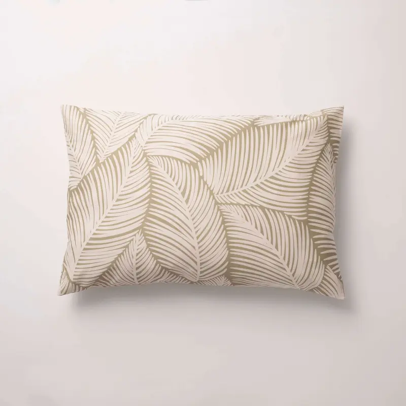Funda de almohada percal 200 hilos Nijar Verde