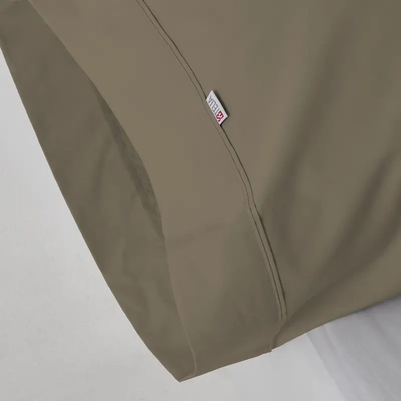 Funda de almohada percal visón