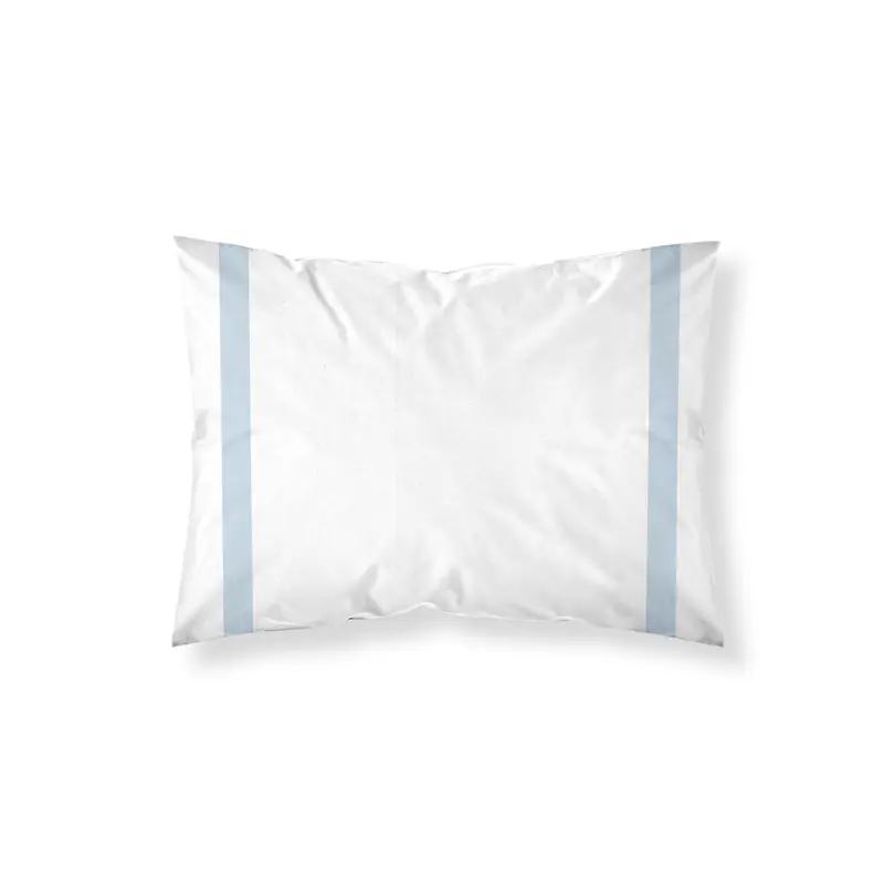 Funda de almohada Portixol Azul Claro percal 200 hilos