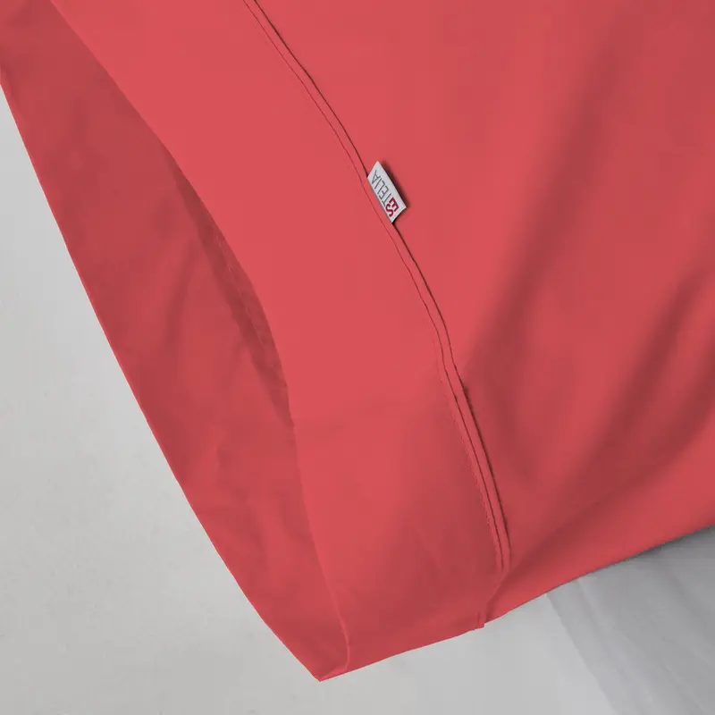 Funda de almohada rojo