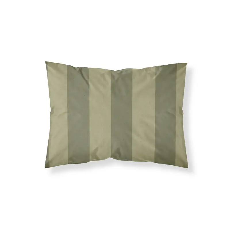 Funda de almohada Romani Verde percal 200 hilos