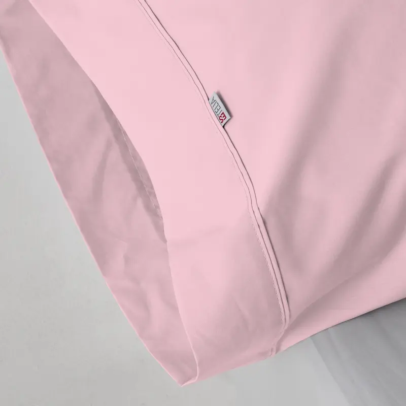Funda de almohada rosa