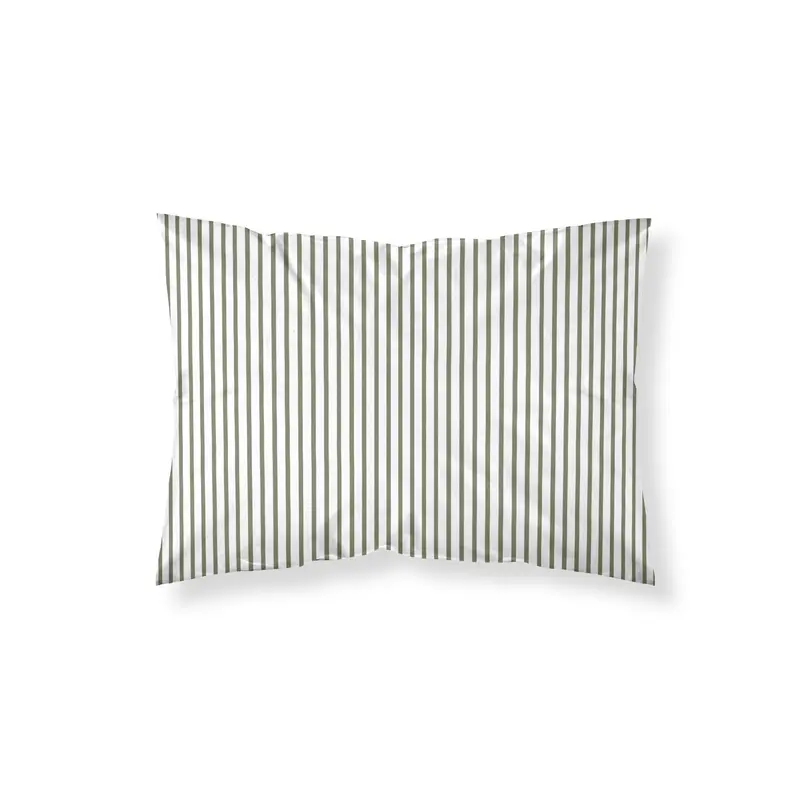 Funda de almohada Tabarca Verde percal 200 hilos
