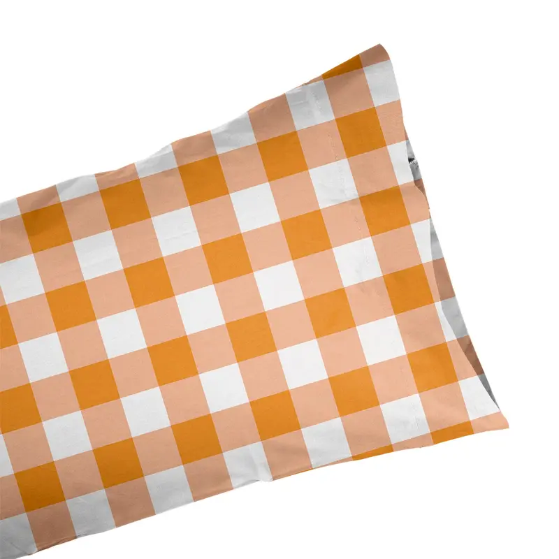 Funda de almohada Vichy Naranja