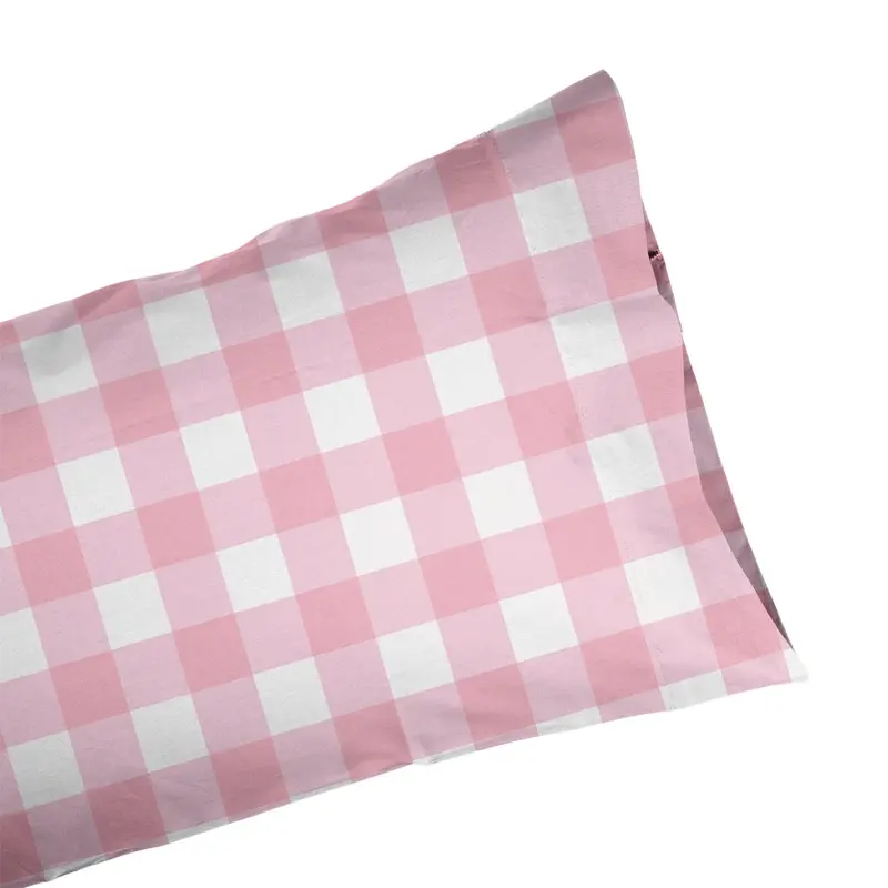 Funda de almohada Vichy Rosa
