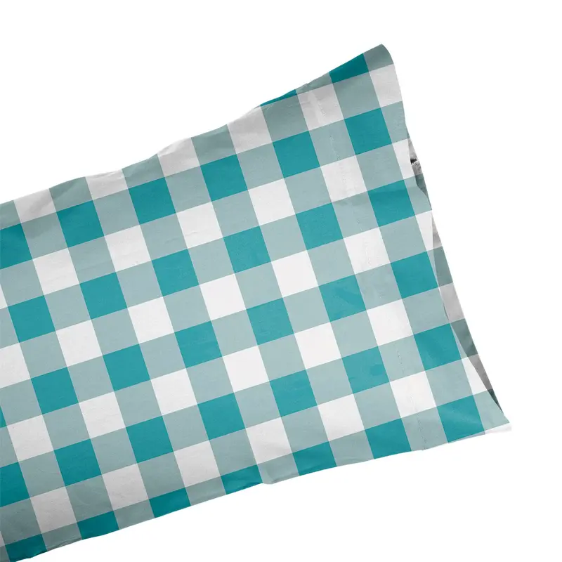 Funda de almohada Vichy Turquesa