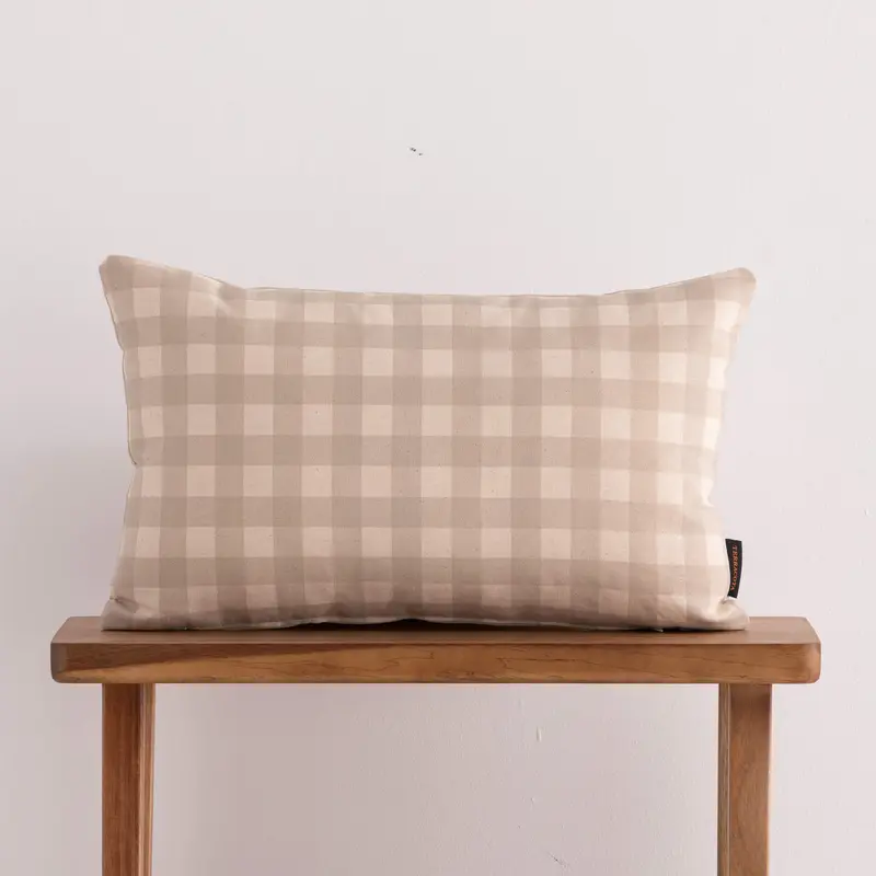 Funda de cojín 100% algodón 30x50 cm Alzira C