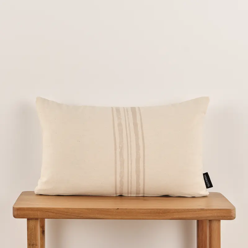 Funda de cojín 100% algodón 30x50 cm Elda C