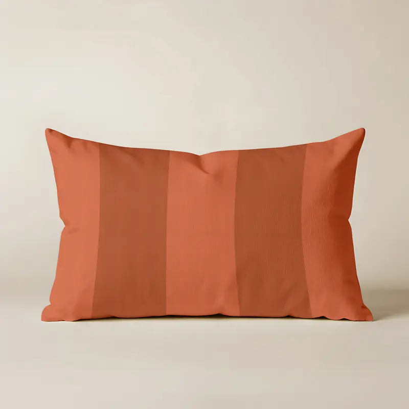 Funda de cojín 100% algodón 30x50 cm Romani Teja