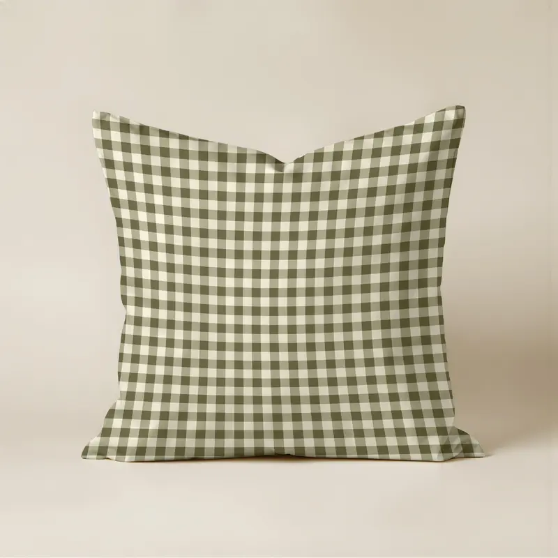 Funda de cojín 100% algodón 50x50 cm Aielo Verde