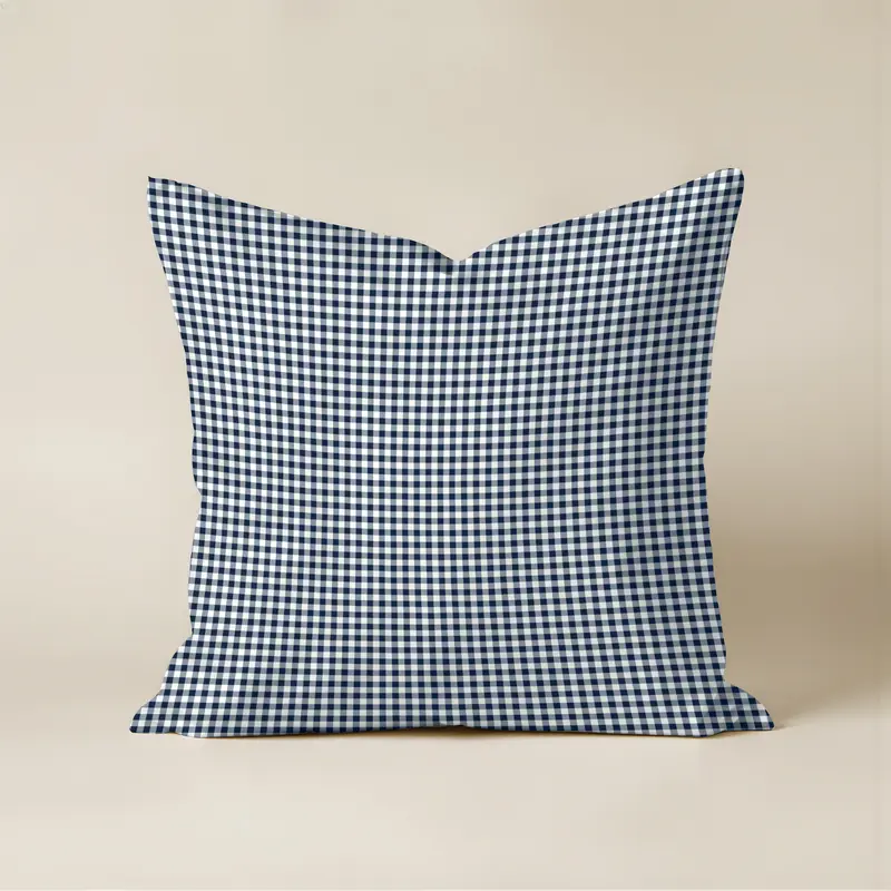 Funda de cojín 100% algodón 50x50 cm Calafat Marino Pequeño