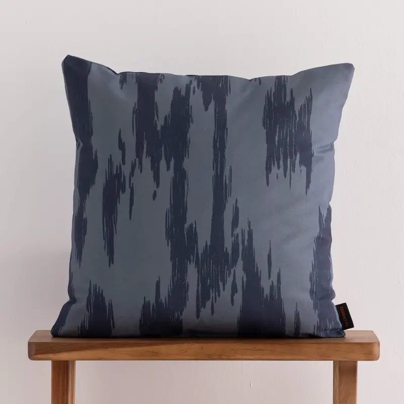 Funda de cojín 100% algodón 50x50 cm Mahón Azul Marino A