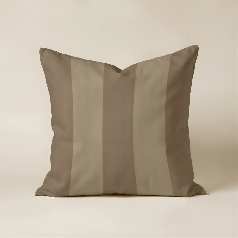 Funda de cojín 100% algodón 50x50 cm Romani Marron