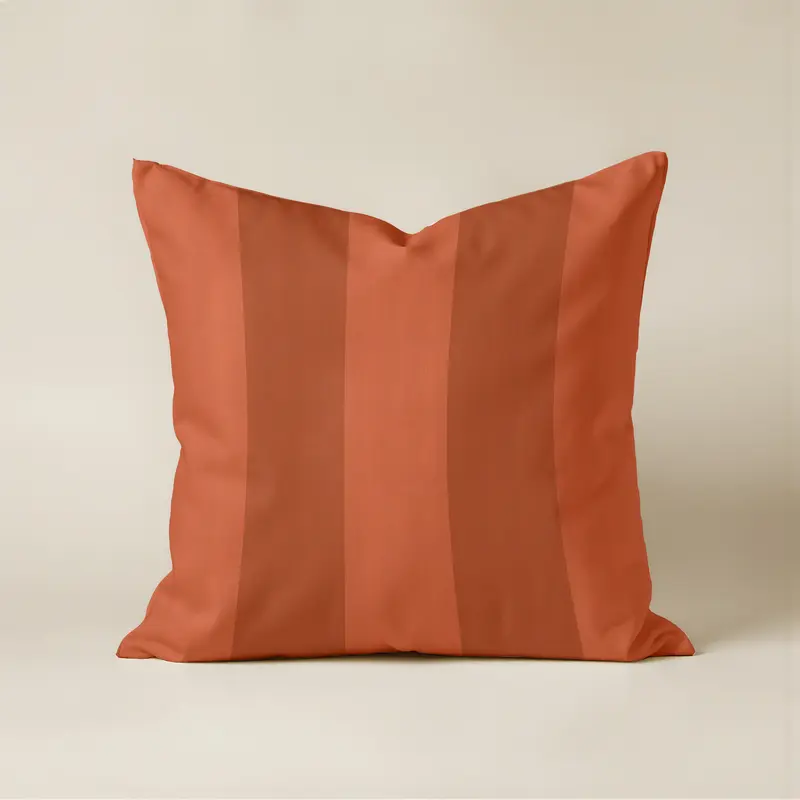 Funda de cojín 100% algodón 50x50 cm Romani Teja