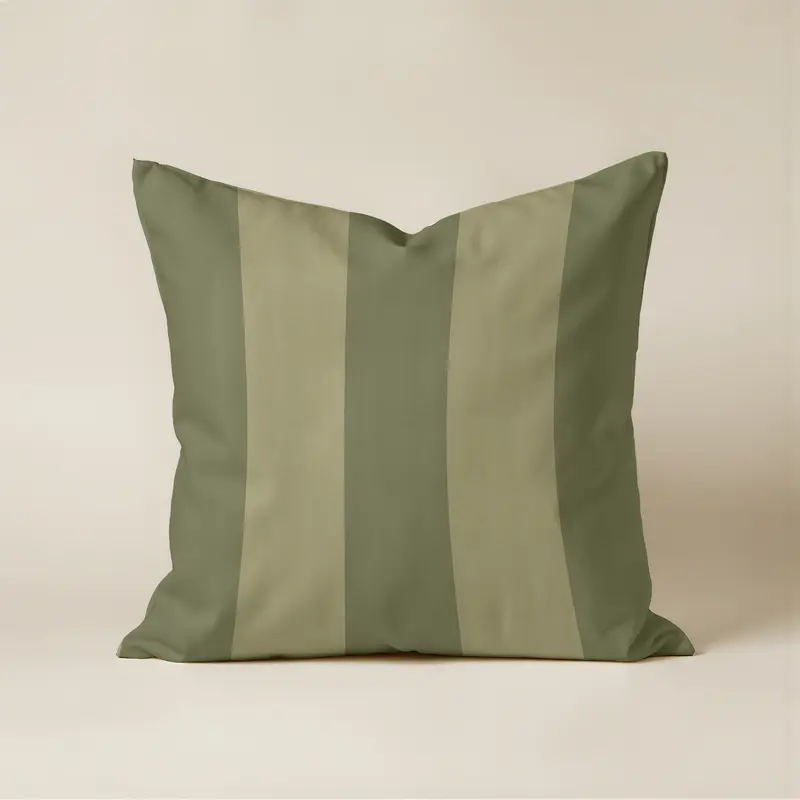 Funda de cojín 100% algodón 50x50 cm Romani Verde