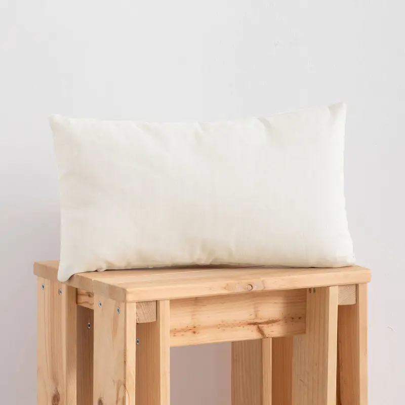 Funda de cojín 100% lino 30x50 cm Natural