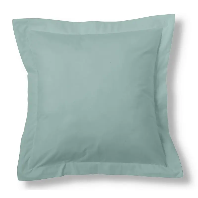 Funda de cojín algodón aqua