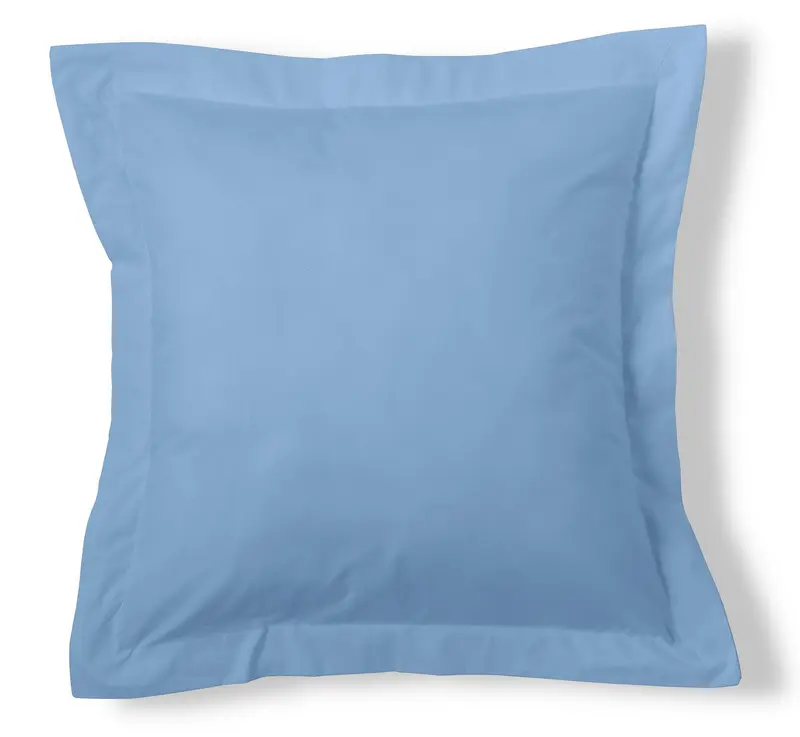 Funda de cojín azul claro