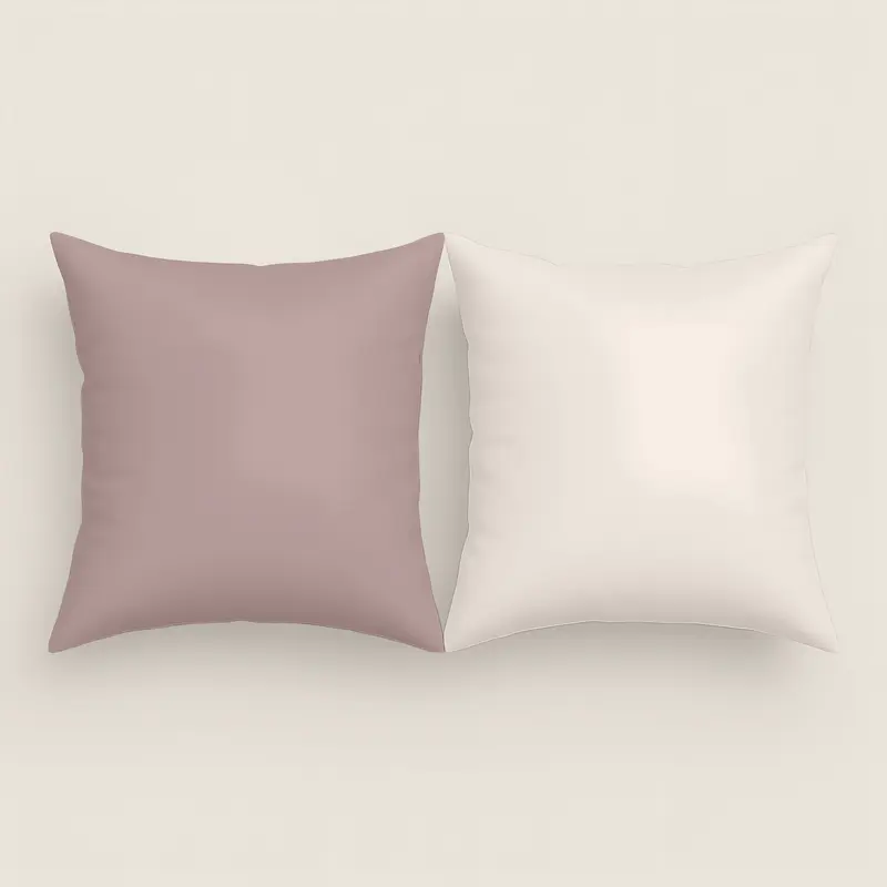 FUNDA DE COJÍN BICOLOR TOPO/PIEDRA L.198