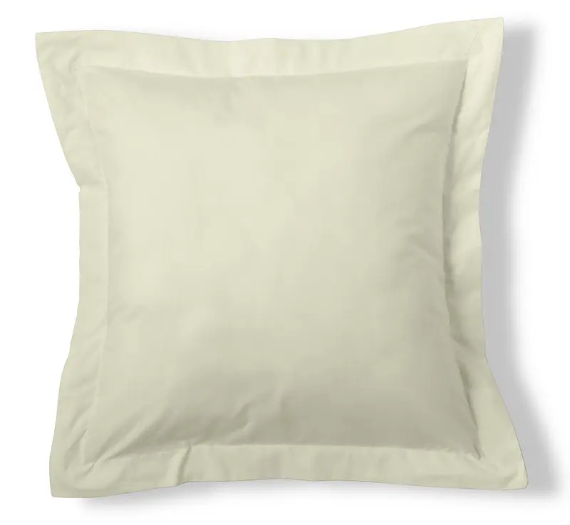 Funda de cojín crema