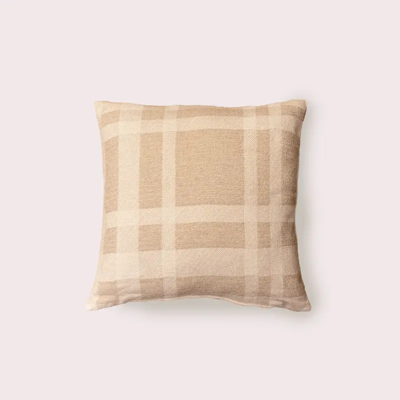 FUNDA DE COJÍN JACQUARD SIENA BEIGE