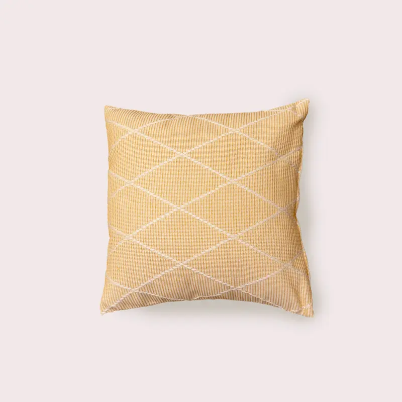 FUNDA DE COJÍN JACQUARD TERRA BEIGE