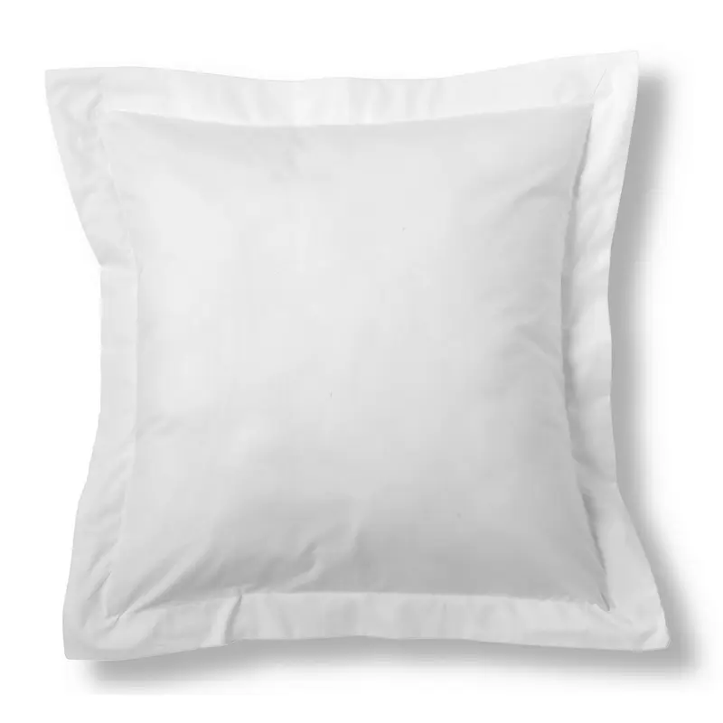 Funda de cojín satén blanco
