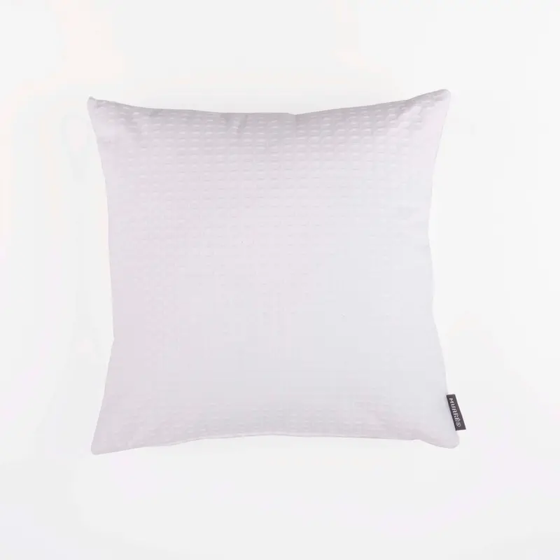Funda de cojín Waffle Blanco 50x50 cm