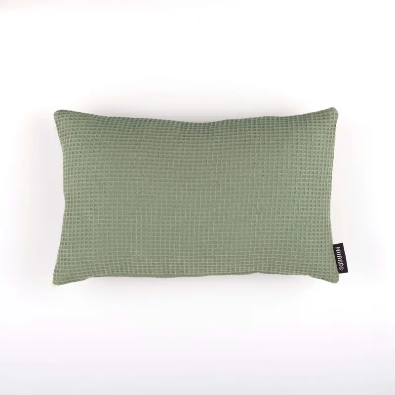 Funda de cojín Waffle Desert Sage 30x50 cm