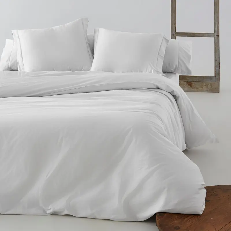 Funda nórdica algodón orgánico 300h blanco