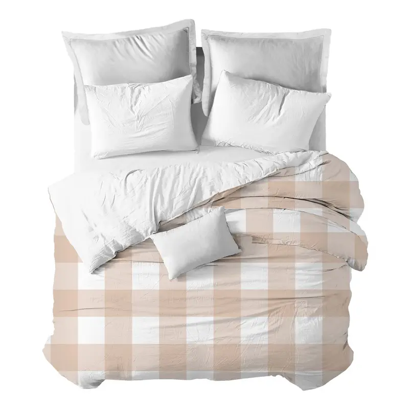 Funda nórdica Cuadro Scandi Beige