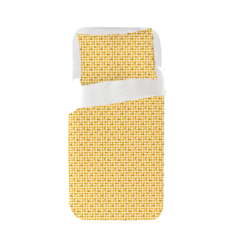 Funda nórdica Infantil Flor Amarilla