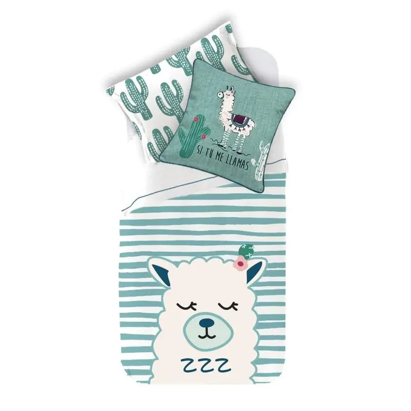Funda nórdica Infantil Llama Selfie