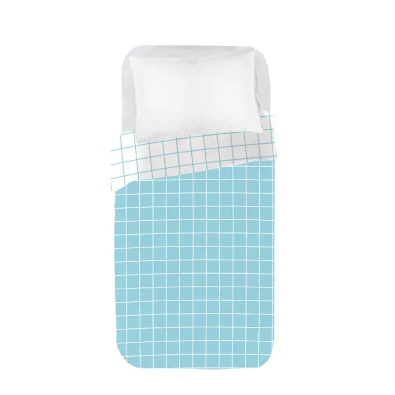 Funda nórdica Infantil Reversible Cuadro Blue