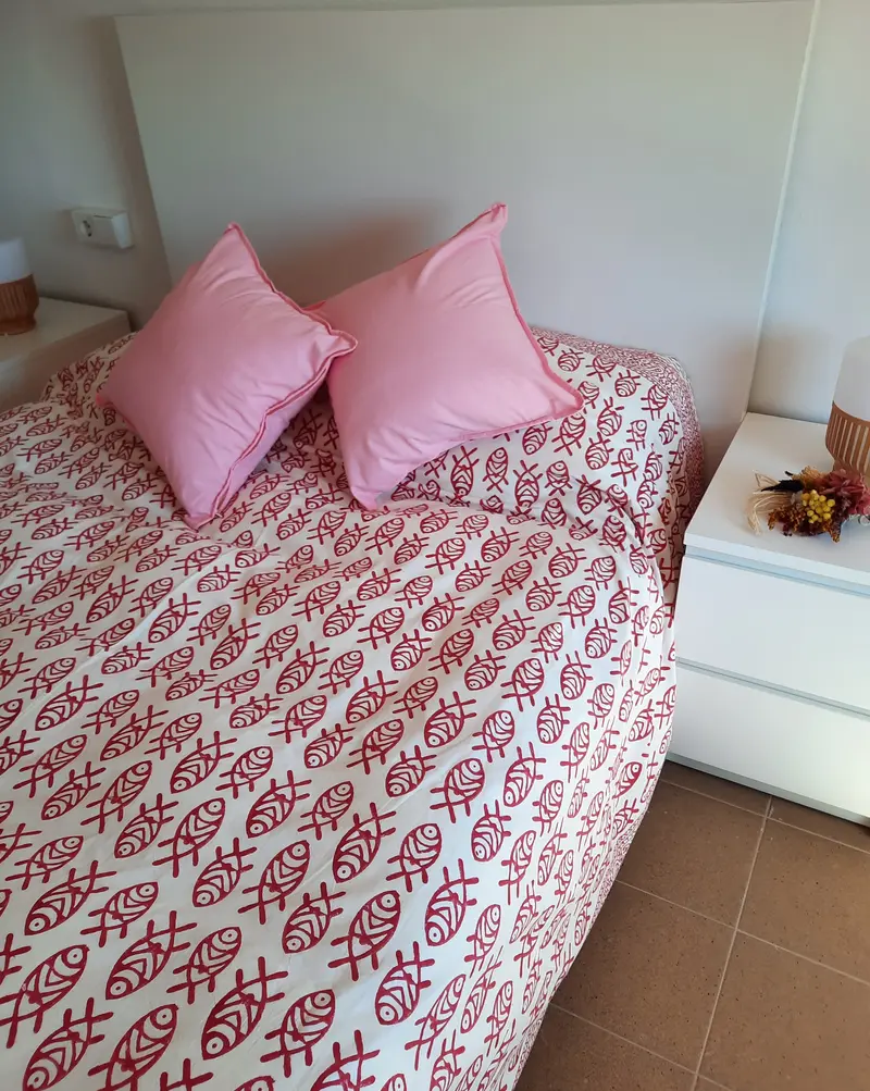 Funda Nórdica Mira rojo