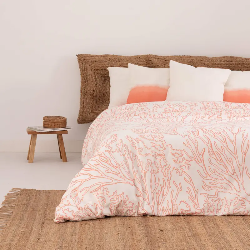 Funda nórdica percal 200 hilos Begur Coral