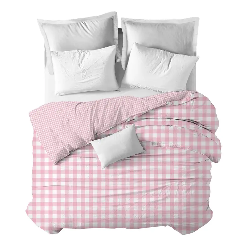 Funda nórdica Vichy Rosa