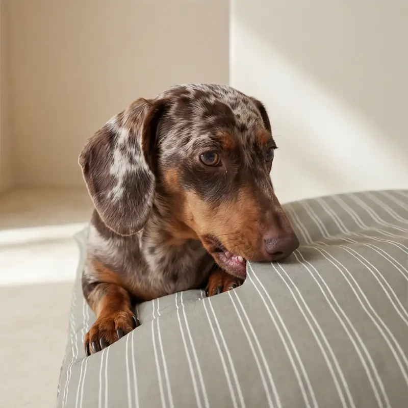 Funda para cama de mascota antimanchas Canela