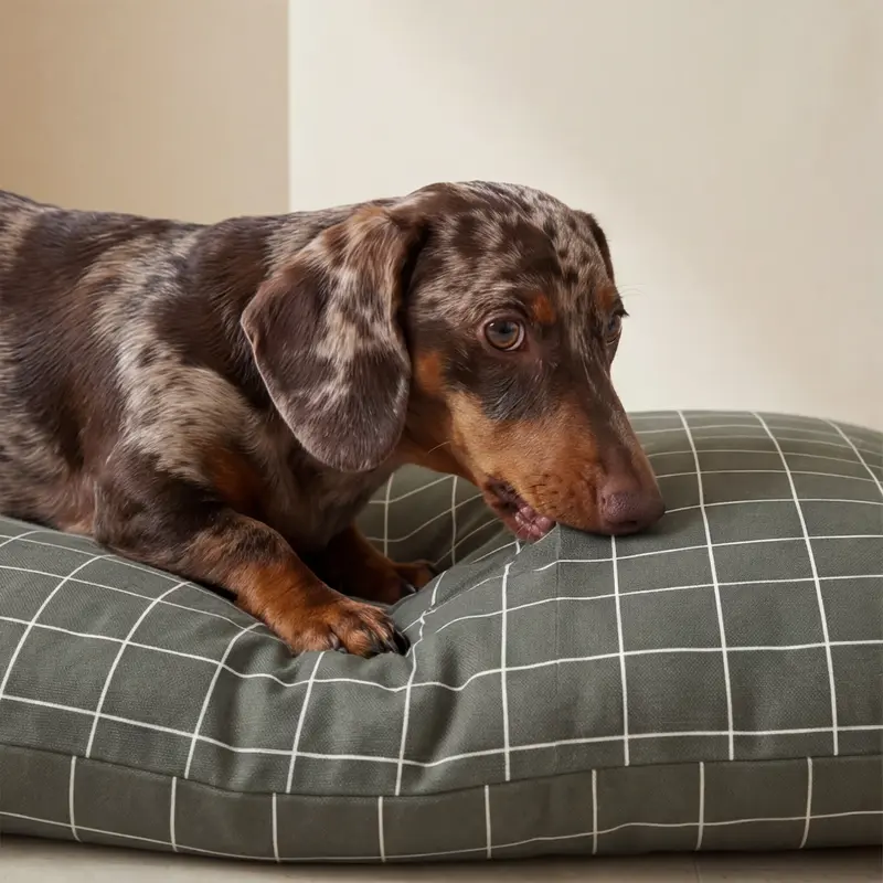 Funda para cama de mascota antimanchas Pumba Verde