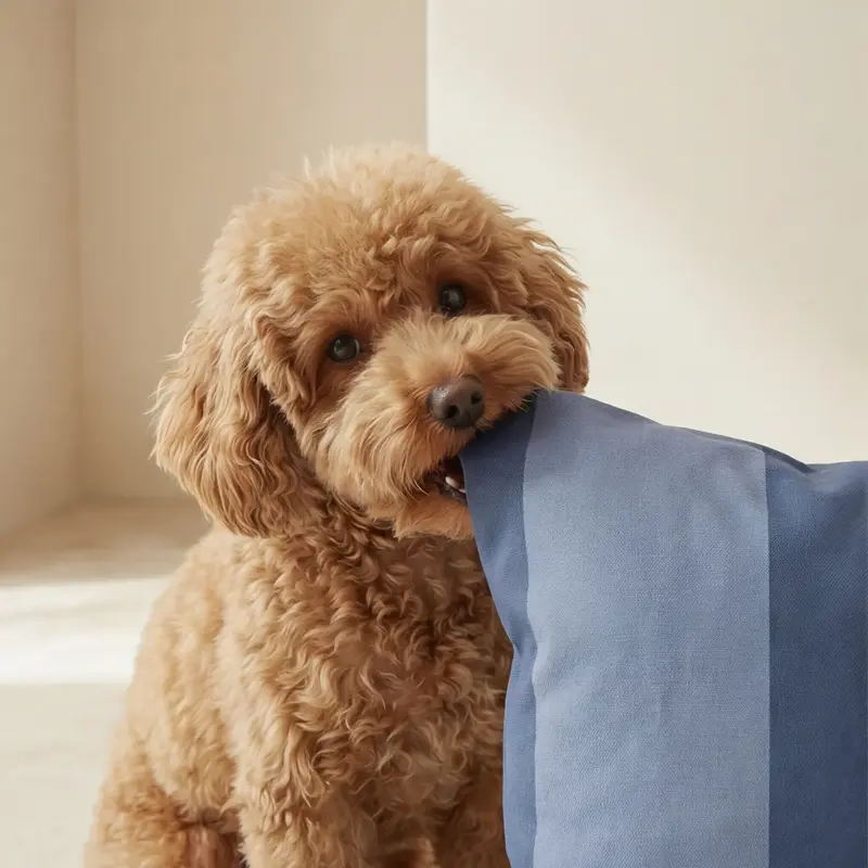 Funda para cama de mascota antimanchas Romani Azul