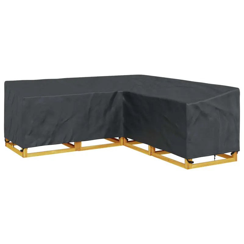Funda para muebles Negro 220 x 220 x 80 cm Tela Oxford 420D