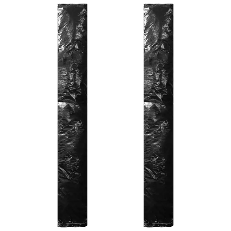 Fundas de sombrilla con cremallera 2 unidades PE 200 cm