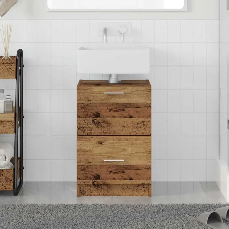 Gabinete de Baño con cajón Madera Vieja 40 x 37 x 59 cm
