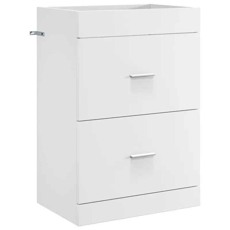 Gabinete de baño debajo del lavabo Blanco 56 x 37,5 x 81 cm
