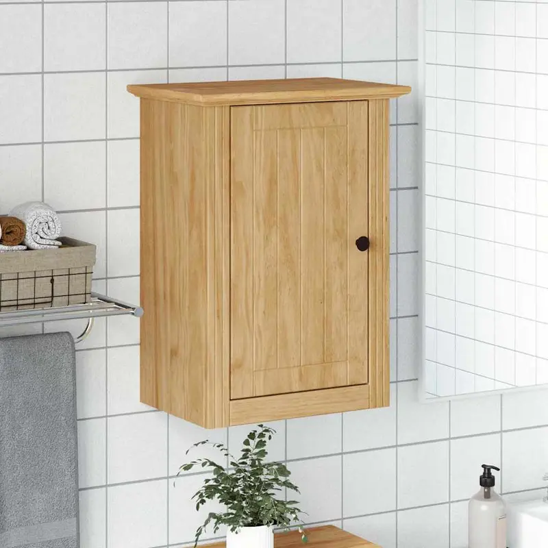Gabinete de pared para baño BODO Marrón miel 44 x 30 x 60 cm