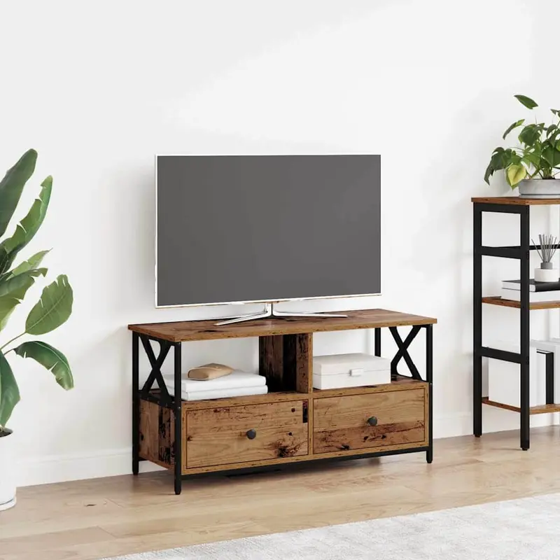 Gabinete de TV con cajón Madera Vieja 90 x 33 x 45 cm
