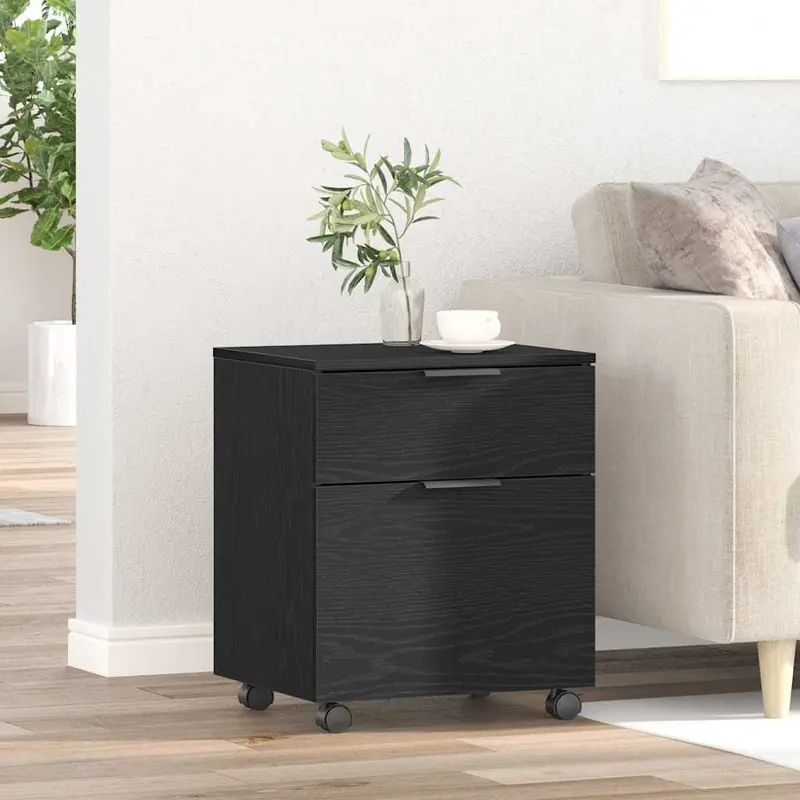 Gabinete para Archivos con cajón Roble Negro 45 x 38 x 54 cm