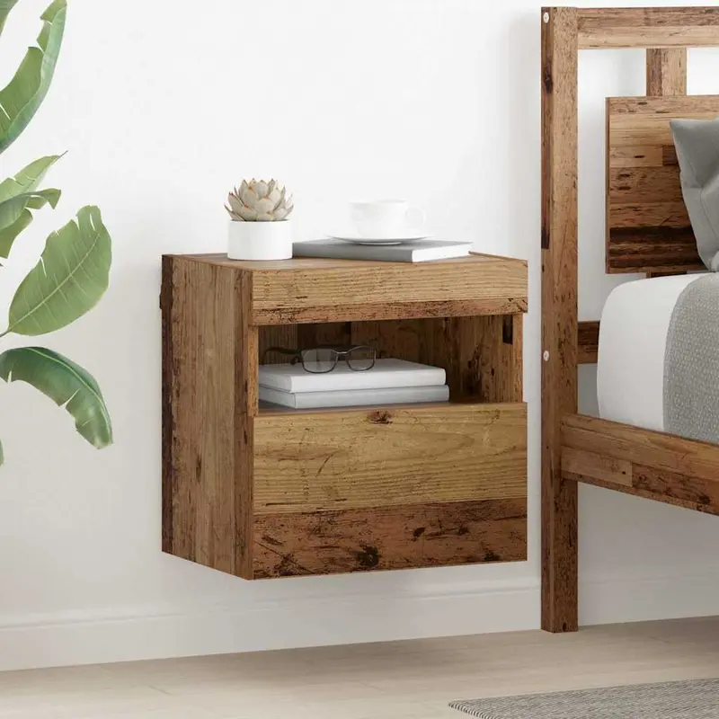 Gabinetes de pared para TV 2 pcs Madera Vieja 40 x 30 x 40 cm