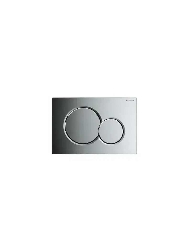 Geberit Sigma01 Pulsador de descarga doble para cisternas empotradas Cromado Brillante 115770215