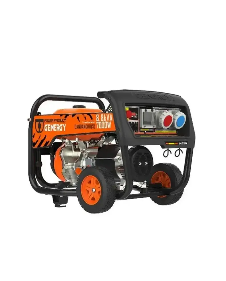 Generador eléctrico con motor de gasolina de 4 tiempos de 6,5 kW Candanchu-S Profesional de Genergy